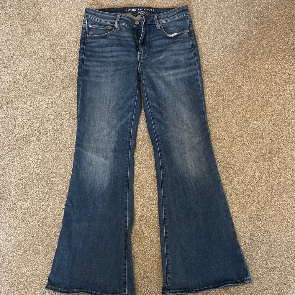American Eagle Outfitters Indigo Flare Jeans